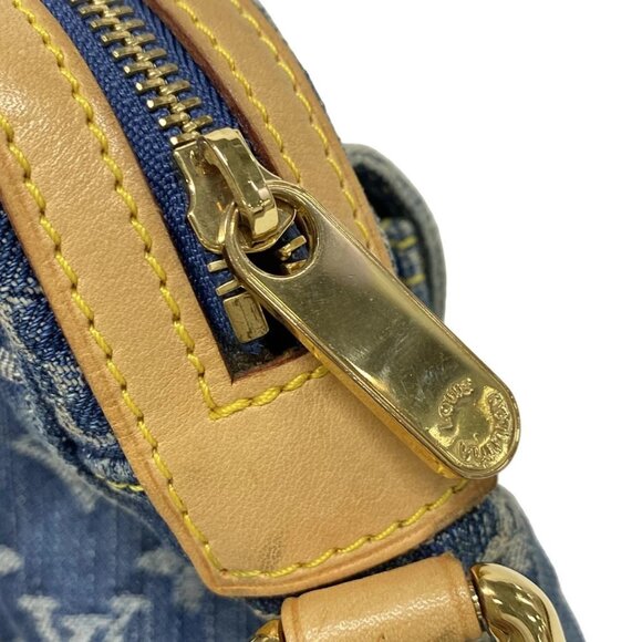 Auth LOUIS VUITTON Camera Bag M95348 Blue Monogram Denim - SR0027 Shoulder Bag - Picture 10 of 16